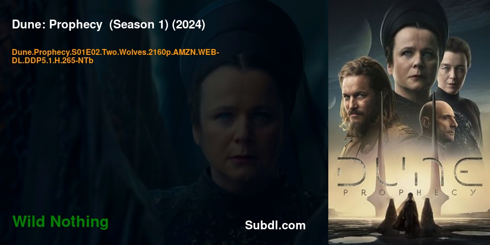 Download Arabic Subtitles for Dune Prophecy (2024) Season 1