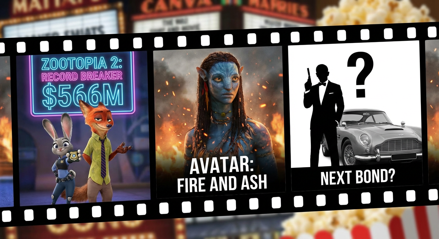 Box Office Explosion: Zootopia 2 Makes History While Hollywood Buzzes with Big News